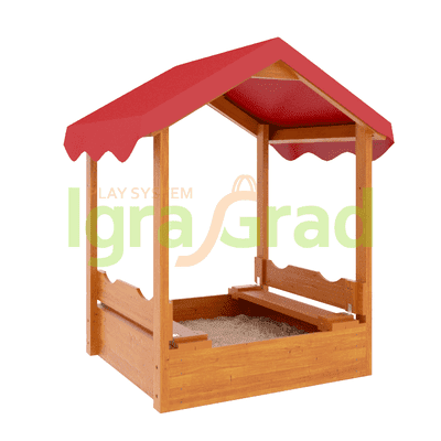 Детские деревянные песочницы5671