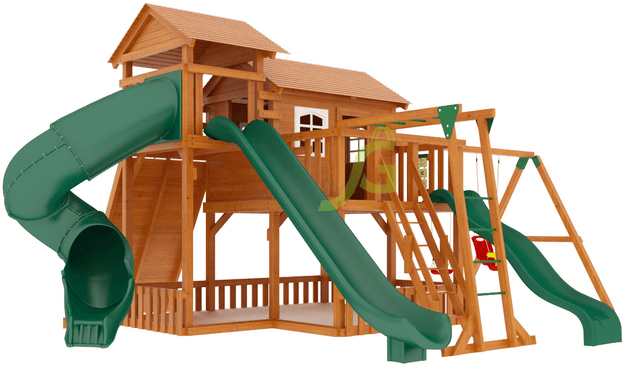 Детские игровые площадки деревянные в Краснодаре