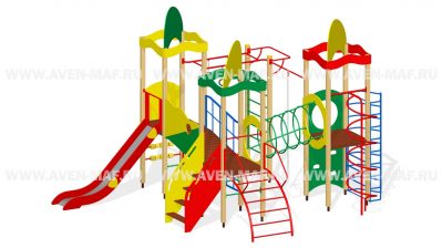 Игровой комплекс для детской площадки МГМ-80 “Кораблик”